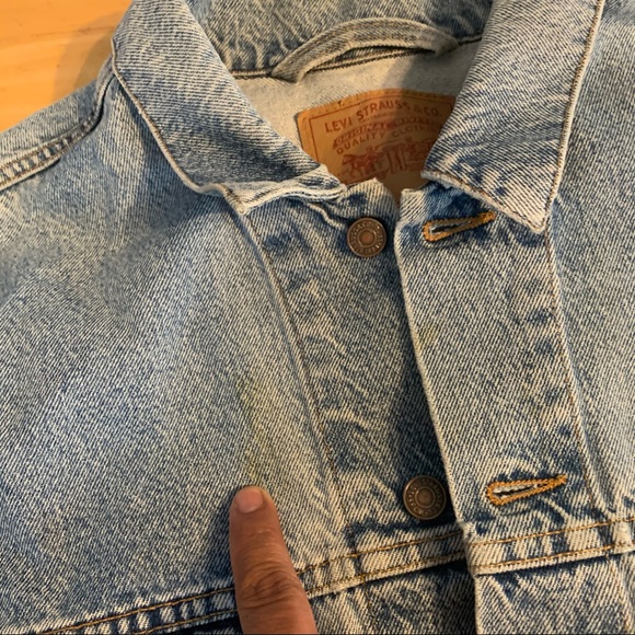 Levis XL USA 90s Trucker Jacket Faded 70507-0389 - Picture 9 of 15